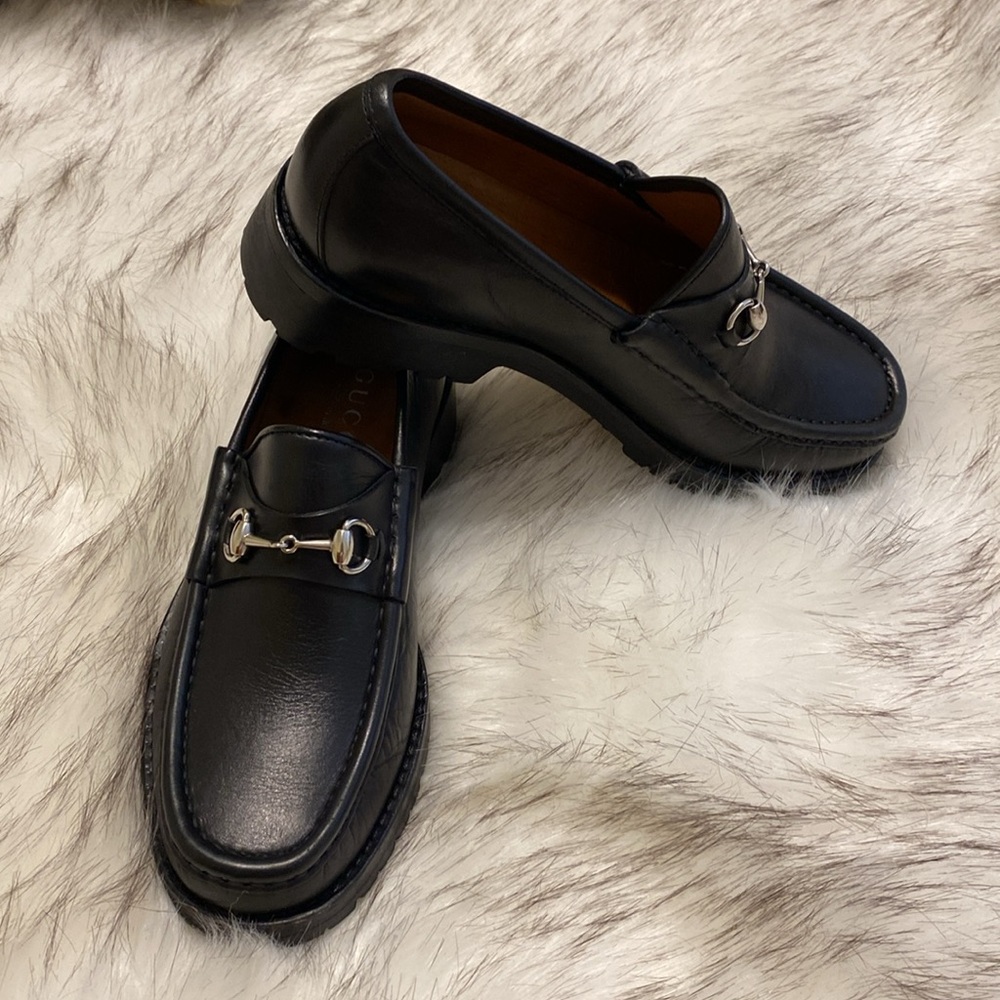 Authentic Gucci Black Leather Horsebit Women’s Loafers - Picture 10 of 10